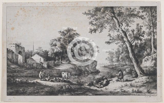 Landscape at Ambronay, 1796. Creator: Jean-Jacques de Boissieu.