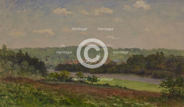 Landscape [at Georgetown], 1892. Creator: Richard Gruelle.