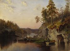 Landscape at Häme, 1860-1867. Creator: Emma Gyldén