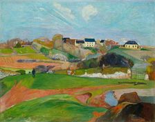 Landscape at Le Pouldu, 1890. Creator: Paul Gauguin