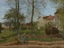 Landscape at Louveciennes (Autumn), 1870. Creator: Camille Pissarro