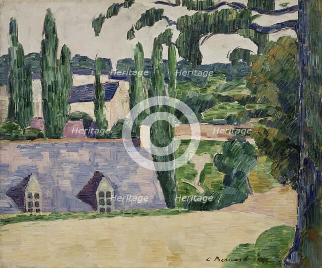 Landscape at Pont-Aven, 1889. Artist: Bernard, Émile (1868-1941)