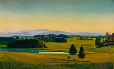 Landscape at Staffelsee c1931. Artist: Georg Schrimpf