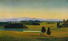 Landscape at Staffelsee c1931. Artist: Georg Schrimpf
