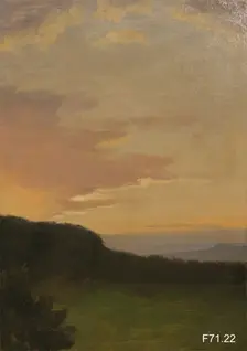 Landscape at Sunset, c1860-1900. Creator: Albert Bierstadt