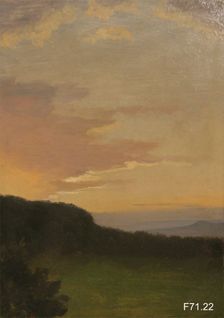 Landscape at Sunset, c1860-1900. Creator: Albert Bierstadt
