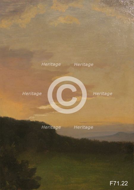 Landscape at Sunset, c1860-1900. Creator: Albert Bierstadt.