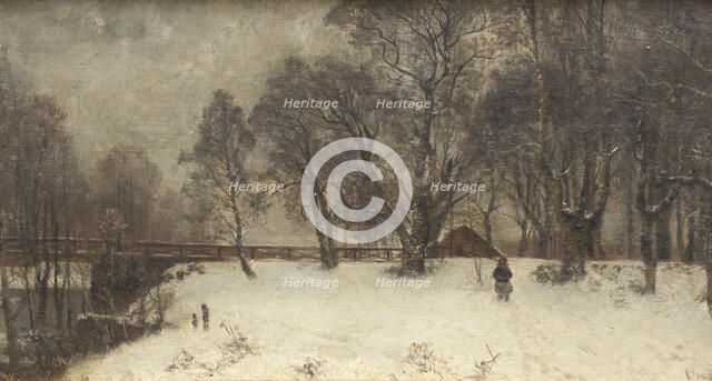 Landscape at Skedevi, 1880. Creator: Oscar Torna.