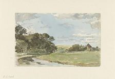 Landscape at Texel, 1879. Creator: Jan Hoynck van Papendrecht