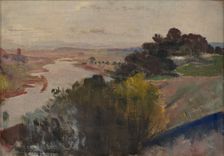 Landscape at the Vistula, between 1903-1907. Creator: Jacek Malczewski