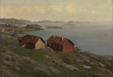 Landscape at the Coast, 1879. Creator: Betzy Rezora Berg