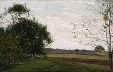 Landscape, about 1865. Creator: Camille Pissarro
