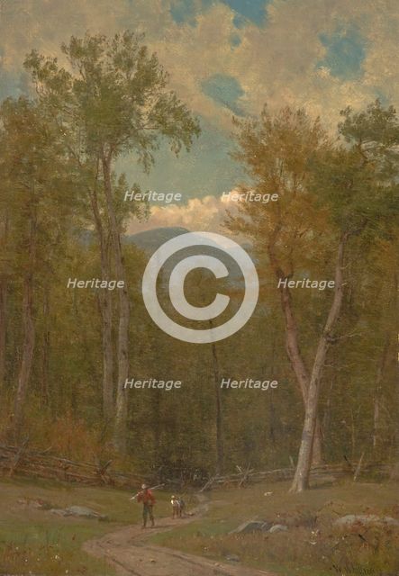 Landscape, about 1886. Creator: Worthington Whittredge.