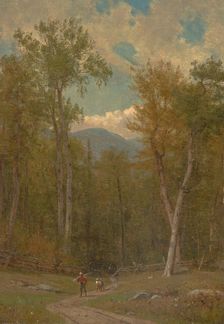 Landscape, about 1886. Creator: Worthington Whittredge