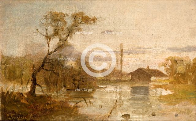 Landscape, after 1880. Creator: Pantaleon Szyndler.