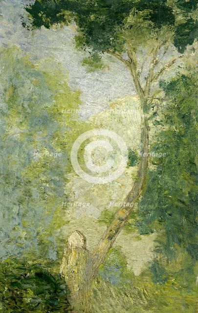 (Landscape), after 1900. Creator: Julian Alden Weir.