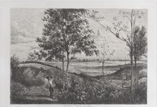 Landscape after Corot, 1873-90. Creator: Ferdinand Lefman