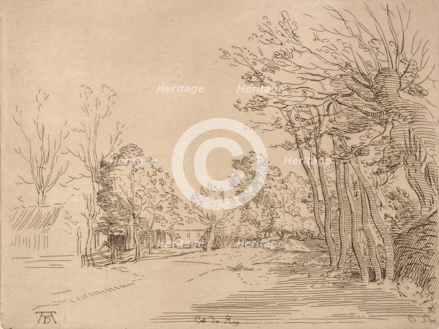 Landscape after Durer.n.d. Creator: Caylus, Anne-Claude-Philippe de.