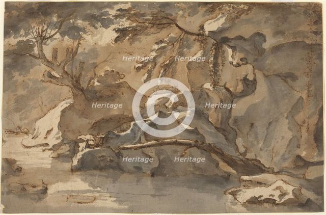 Landscape (after Paul Bril). Creator: Herman van Swanevelt.