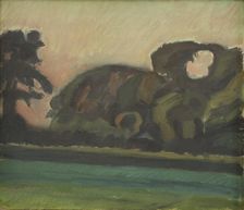 Landscape after Sunset, 1923. Creator: Harald Giersing