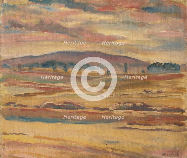 Landscape after the Rain, 1940-1950. Creator: Alois Holub.