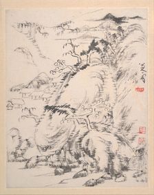 Landscape album, dated 1699. Creator: Bada Shanren