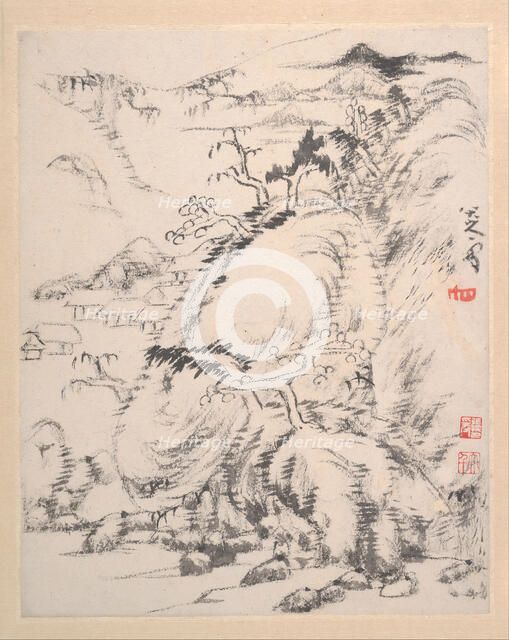 Landscape album, dated 1699. Creator: Bada Shanren.