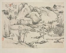 Landscape Album in Various Styles: Scenery of Mt. Changbai after Huang Gongwang, 1684. Creator: Zha Shibiao (Chinese, 1615-1698)