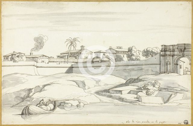 Landscape along a River, n.d. Creator: Michel-Ange Houasse.
