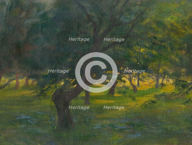 Landscape, around 1910. Creator: Ludovit Pitthordt.