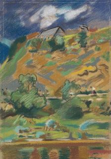 Landscape, around 1940. Creator: Arnold Peter Weisz-Kubincan