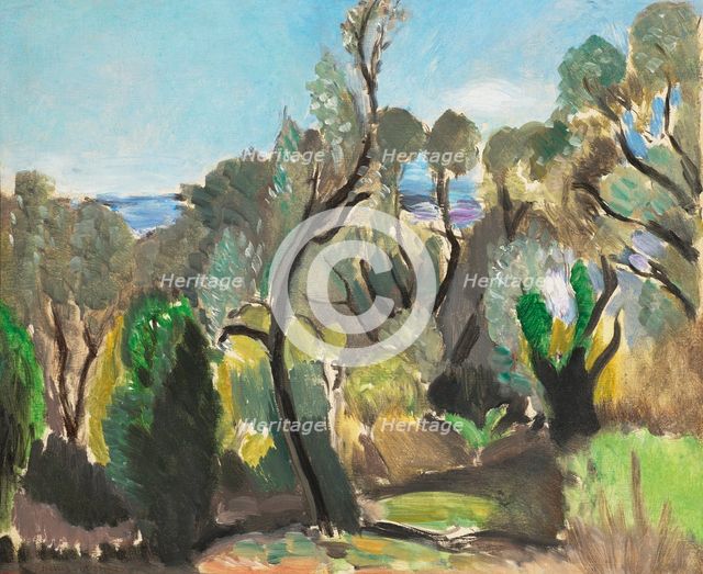 Landscape around Nice, c1918. Creator: Matisse, Henri (1869-1954).