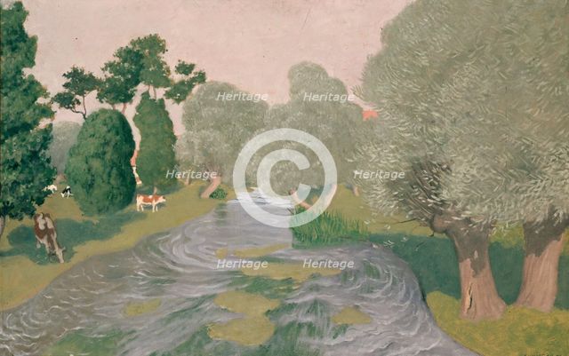 Landscape, Arques-la-Bataille, 1903. Creator: Felix Vallotton.
