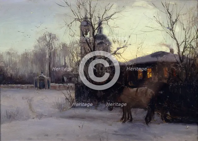 Landscape. Artist: Klodt, Nikolai Alexandrovich (1865-1918)