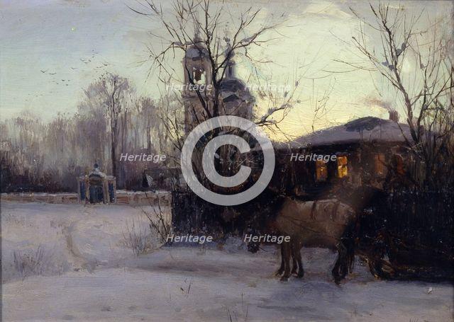Landscape. Artist: Klodt, Nikolai Alexandrovich (1865-1918)
