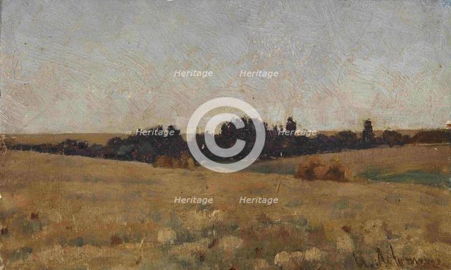 Landscape. Artist: Levitan, Isaak Ilyich (1860-1900)