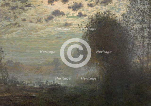 Landscape by Moonlight, 1898. Creator: Adriaan Joseph Heymans.