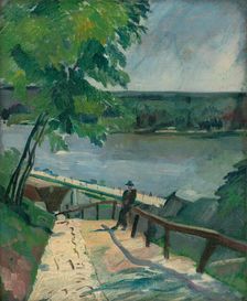 Landscape by the Danube, 1930-1939. Creator: Július Schubert