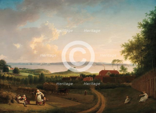 Landscape by the Sound, c1800. Creator: Jens Juel.