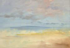 Landscape Background, 1846-1848. Creator: George Catlin