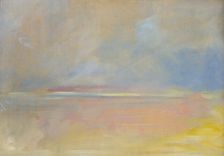 Landscape Background, 1846-1848. Creator: George Catlin