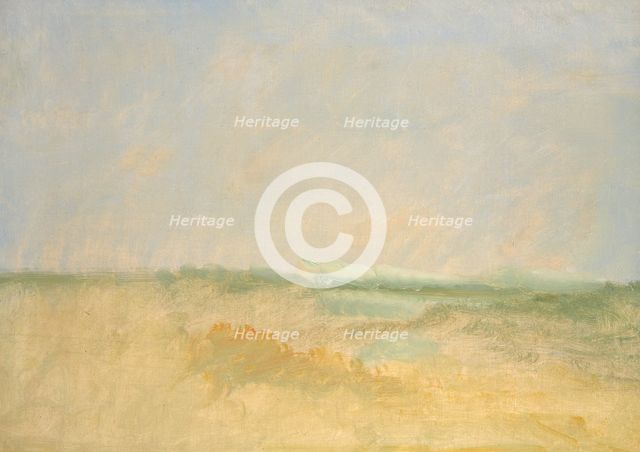 Landscape Background, 1846-1848. Creator: George Catlin.
