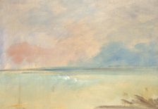 Landscape Background, 1846-1848. Creator: George Catlin