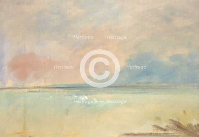 Landscape Background, 1846-1848. Creator: George Catlin.