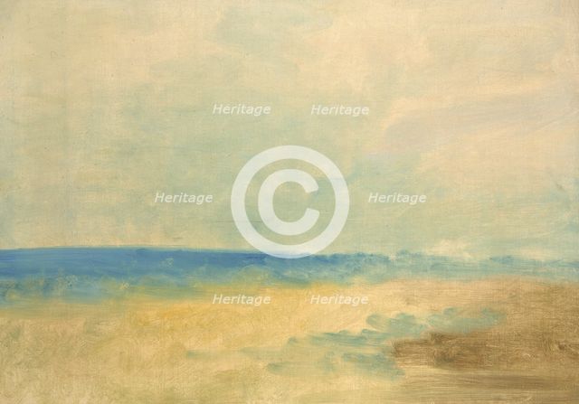Landscape Background, 1846-1848. Creator: George Catlin.