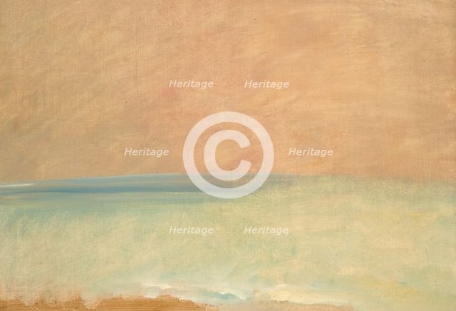 Landscape Background, 1846-1848. Creator: George Catlin.