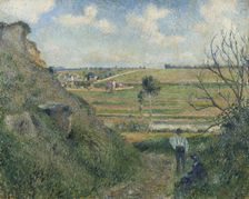 Landscape, Bazincourt, 1881. Creator: Pissarro, Camille (1830-1903)