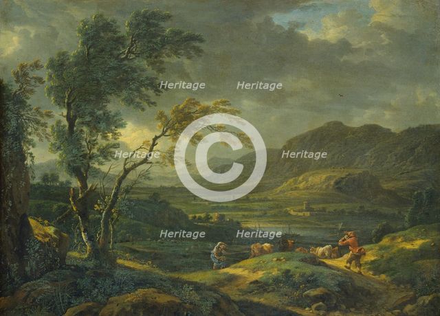 Landscape before a Thunderstorm, 1665-1670. Creator: Johann Franciscus Ermels.