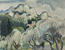 Landscape before storm, 1938. Creator: Kleinschmidt, Paul (1883-1949)