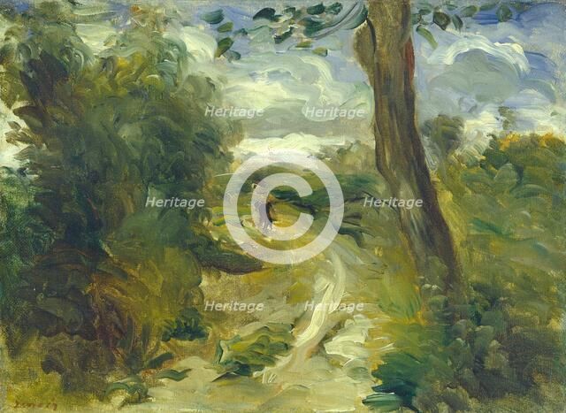 Landscape between Storms, 1874/1875. Creator: Pierre-Auguste Renoir.